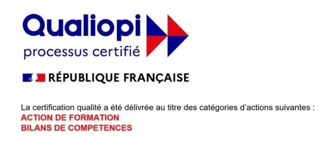 Certifié Qualiopi au titre des actions de formation et des bilans de compétences